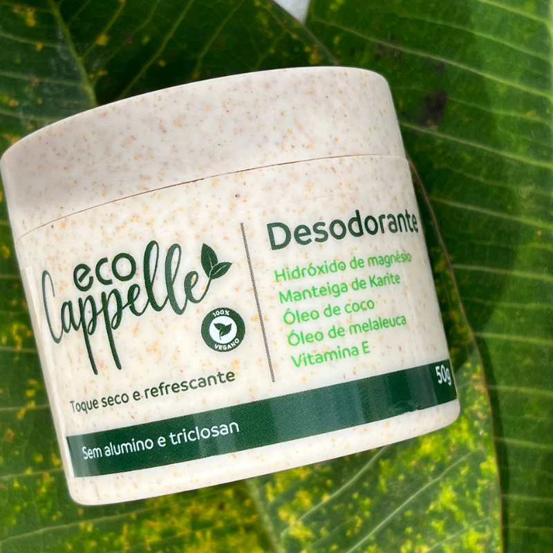 Desodorante creme sem alumínio e triclosan - 50g