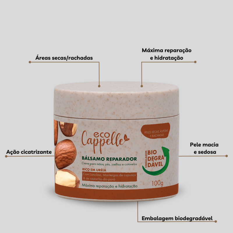 Bálsamo Reparador para Mãos / Pés - 20%OFF - EcoCappelle