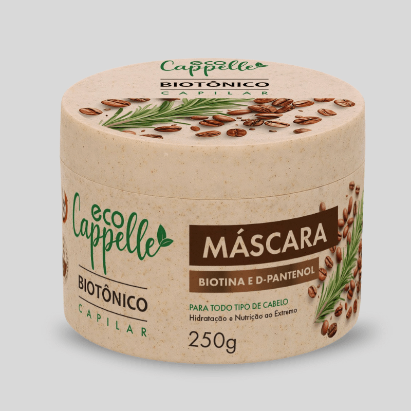 Kit Antiqueda Biotônico Folicular - Shampoo + Tônico fortificante + Máscara Hidratação - EcoCappelle