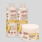 Kit BioCauter Antiporosidade - Shampoo Reparador + Condicionador Acidificante + Máscara de alta nutrição.
