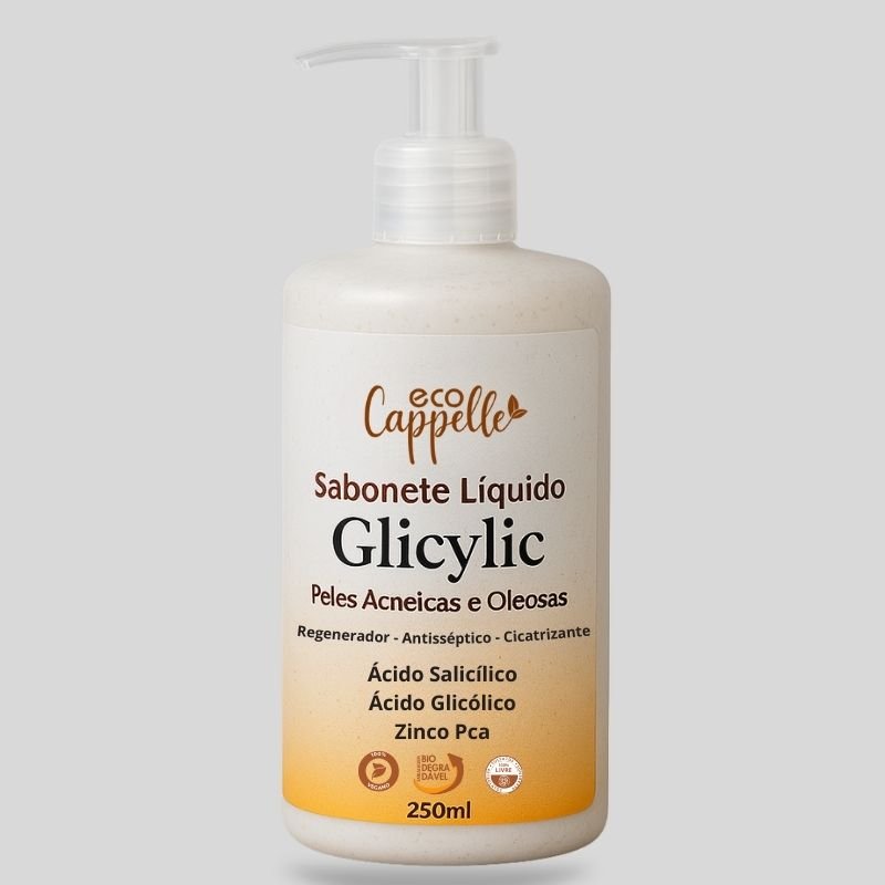 Sabonete Líquido Ácido Glicólico + Ácido Salicílico - Glicylic - EcoCappelle