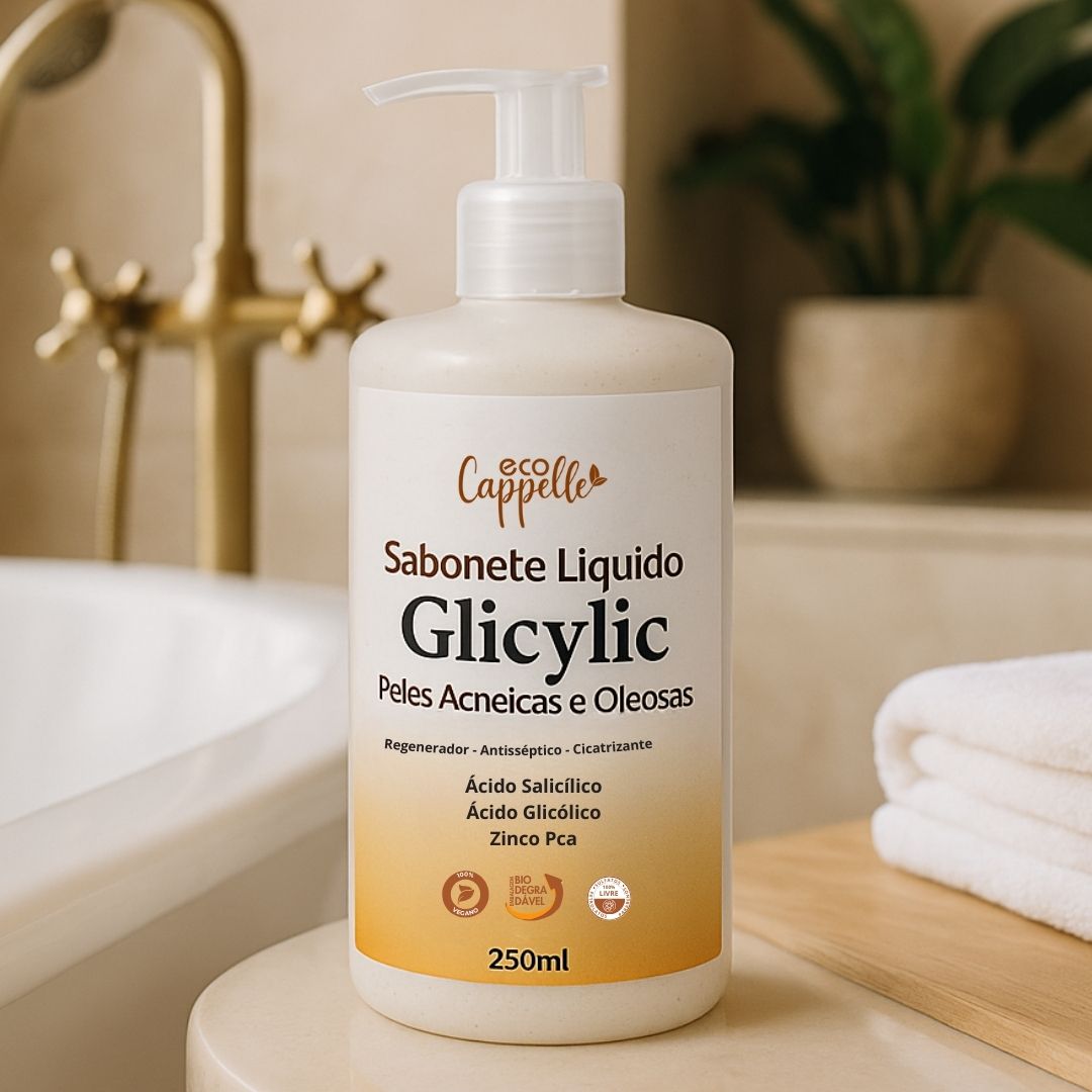 Sabonete Líquido Ácido Glicólico + Ácido Salicílico - Glicylic - EcoCappelle