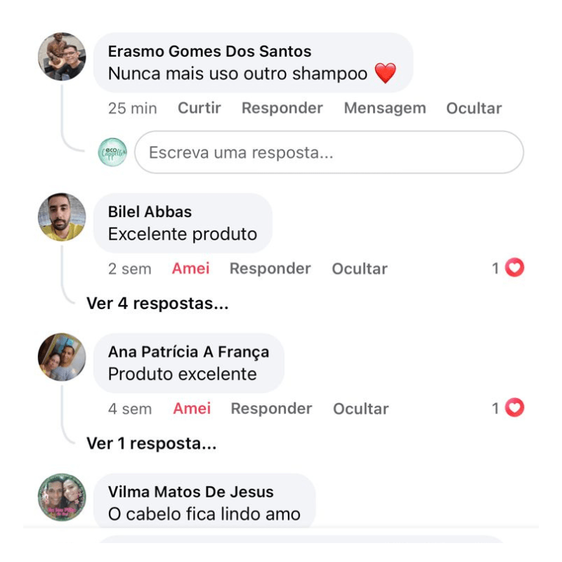 Shampoo Biotônico Folicular - Café e Alecrim - 400ml - EcoCappelle