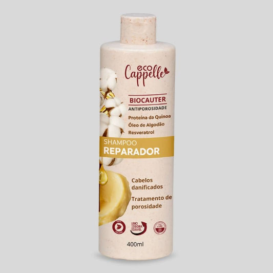 Shampoo Reparador BioCauter Antiporosidade - 400ml - EcoCappelle