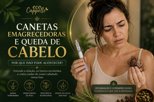 Caneta emagrecedora causa queda de cabelo? Entenda por que isso pode acontecer
