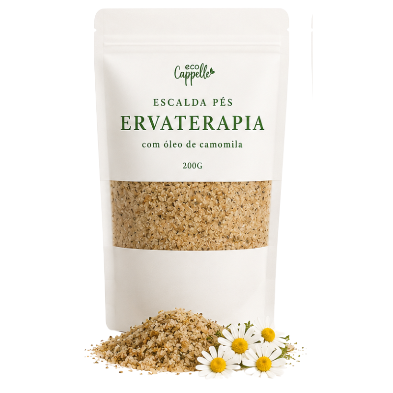 Escalda Pé Ervaterapia com Óleo de Camomila - 200g