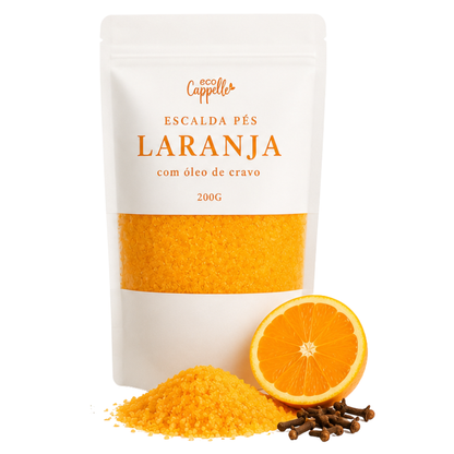 Escalda Pé Laranja com Óleo de Cravo - 200g