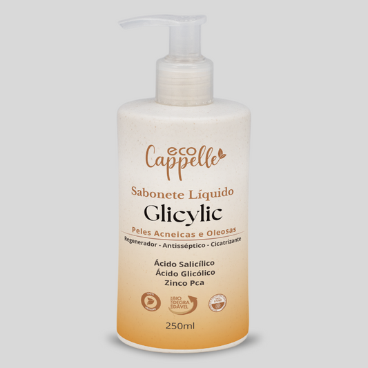 Sabonete Ácido Glicólico + Ácido Salicílico - Peles oleosas / acneicas - 250ml