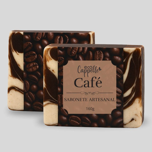 Kit 2 Sabonetes Hidratantes de Café - 160g cada