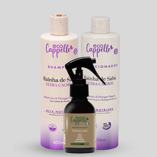 Kit Transição Capilar - Shampoo + Condicionador Acidificante + Tônico Fortificante