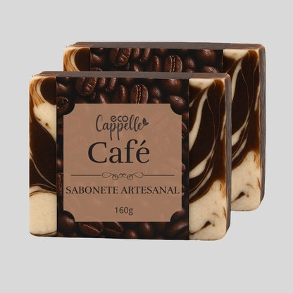 Kit 2 Sabonetes Hidratantes de Café - 160g cada