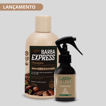 Kit Barba Express - Shampoo + Tônico fortificante