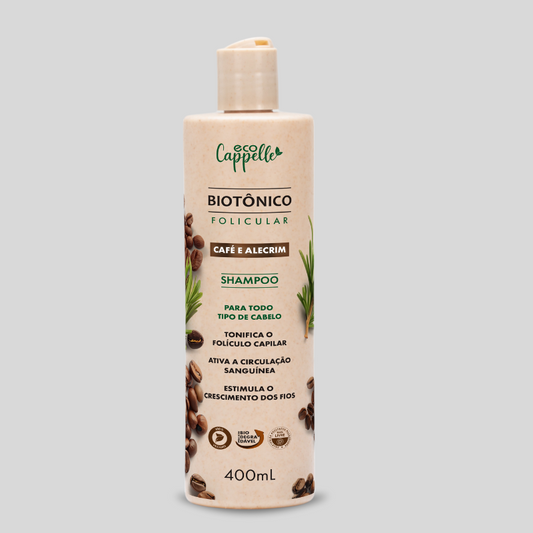 Shampoo Biotônico Folicular - Café & Alecrim - 400ml