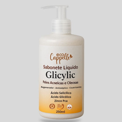 Sabonete Ácido Glicólico + Ácido Salicílico - Peles oleosas / acneicas - 250ml