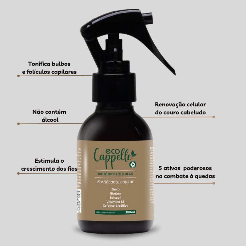 Kit Transição Capilar - Shampoo + Condicionador Acidificante + Tônico Fortificante