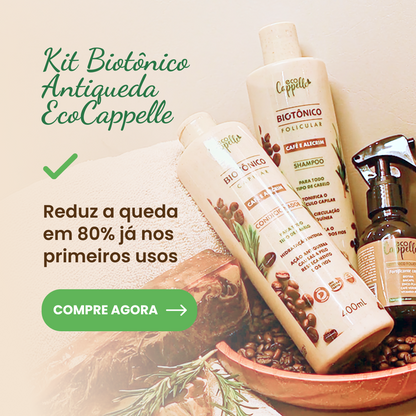 Kit Shampoo e Condicionador Antiqueda EcoCappelle