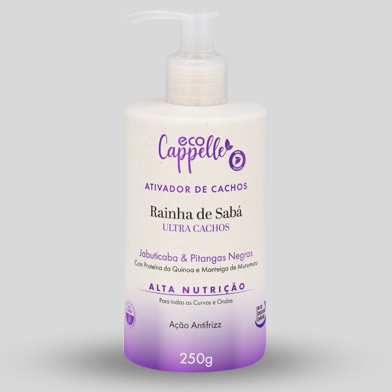 Ativador Ultra Cachos - Rainha de Sabá - 250ml - EcoCappelle