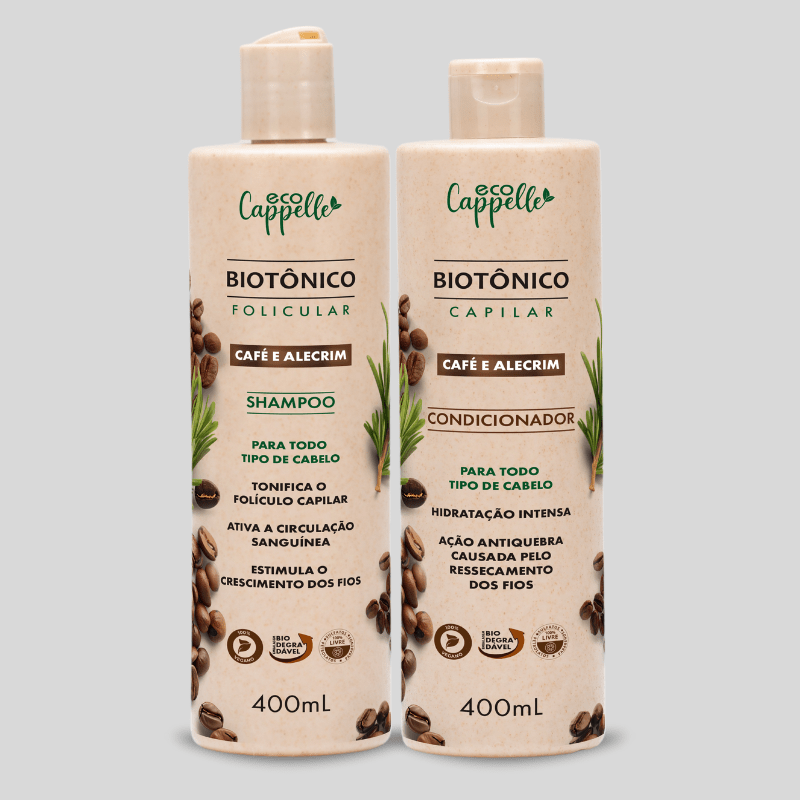 Biotônico Folicular - Shampoo + Condicionador - EcoCappelle