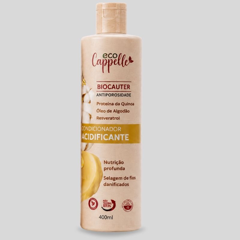 Condicionador Acidificante BioCauter Antiporosidade - 400ml - EcoCappelle