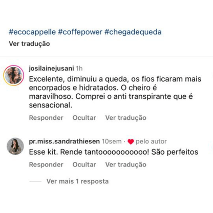 Condicionador Biotônico Folicular Café com Alecrim - 400ml - EcoCappelle