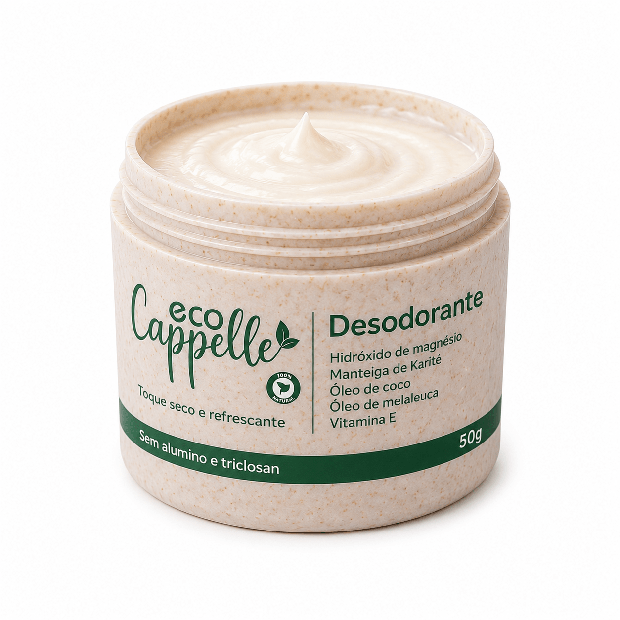 Desodorante s/ alumínio e triclosan - 30%OFF - EcoCappelle