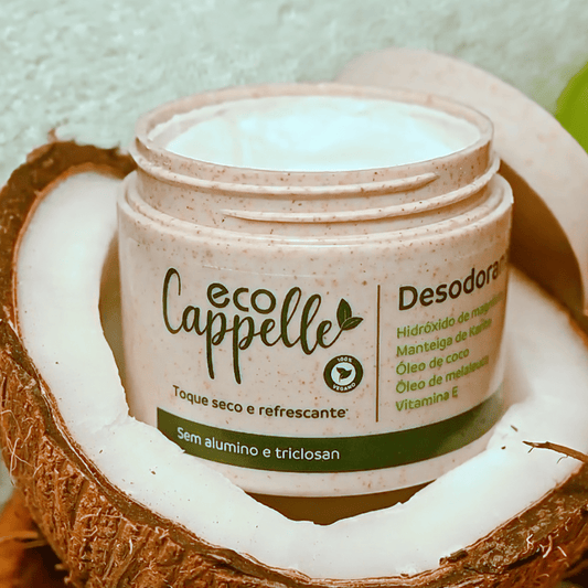 Desodorante s/ alumínio e triclosan - 30%OFF - EcoCappelle