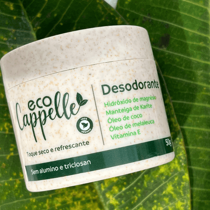 Desodorante s/ alumínio e triclosan - 30%OFF - EcoCappelle