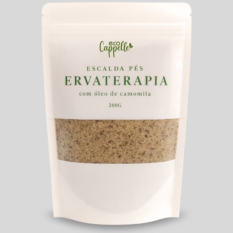 Escalda Pé Ervaterapia com Óleo de Camomila - 200g - EcoCappelle