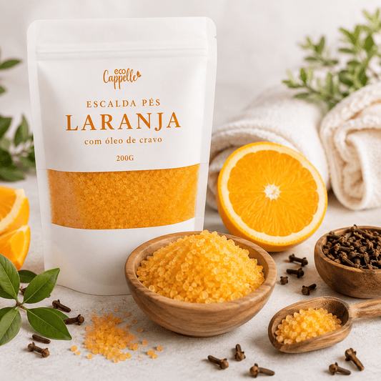 Escalda Pé Laranja com Óleo de Cravo - 200g - EcoCappelle