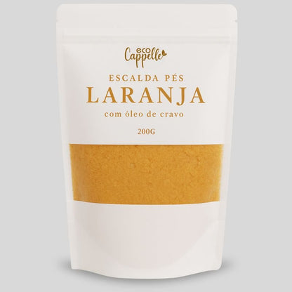 Escalda Pé Laranja com Óleo de Cravo - 200g - EcoCappelle
