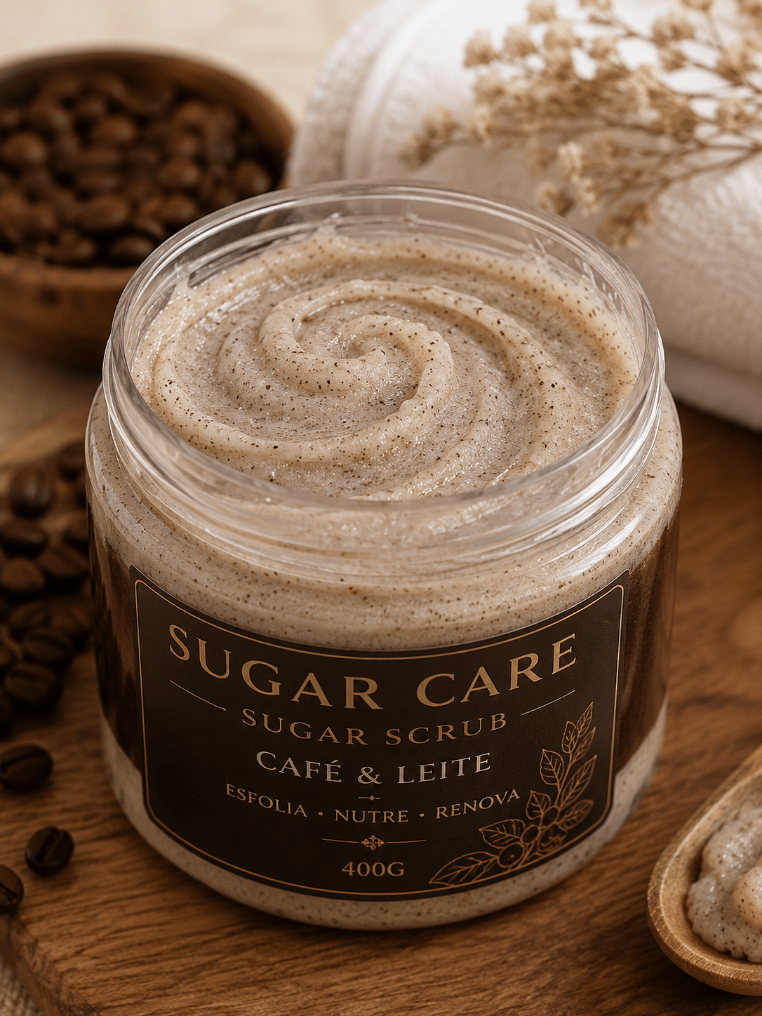 Esfoliante Corporal Café com Leite - 25% OFF - EcoCappelle