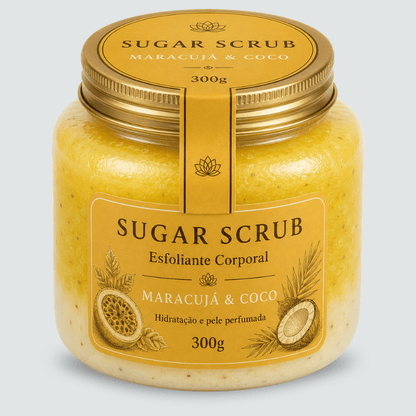 Esfoliante Corporal Sugar Care - Maracujá & Coco - 300g - EcoCappelle