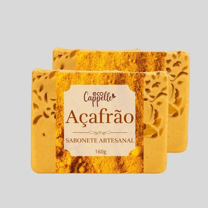 Kit 2 Sabonetes Depilatórios de Açafrão - 160g cada - EcoCappelle
