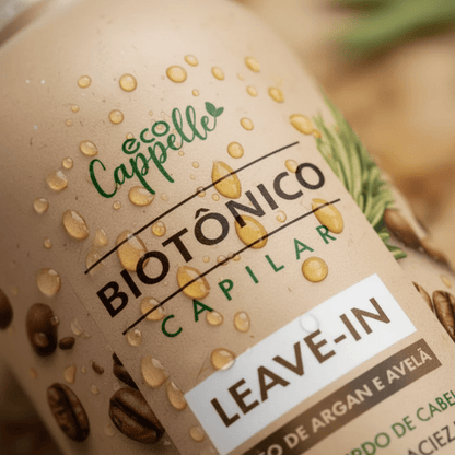 Kit Antiqueda Biotônico Folicular - Shampoo + Condicionador + Máscara + Leave-In + Tônico fortificante - EcoCappelle