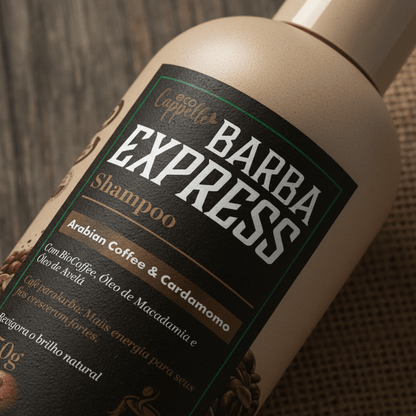 Kit Barba Express - Shampoo + Tônico fortificante - EcoCappelle