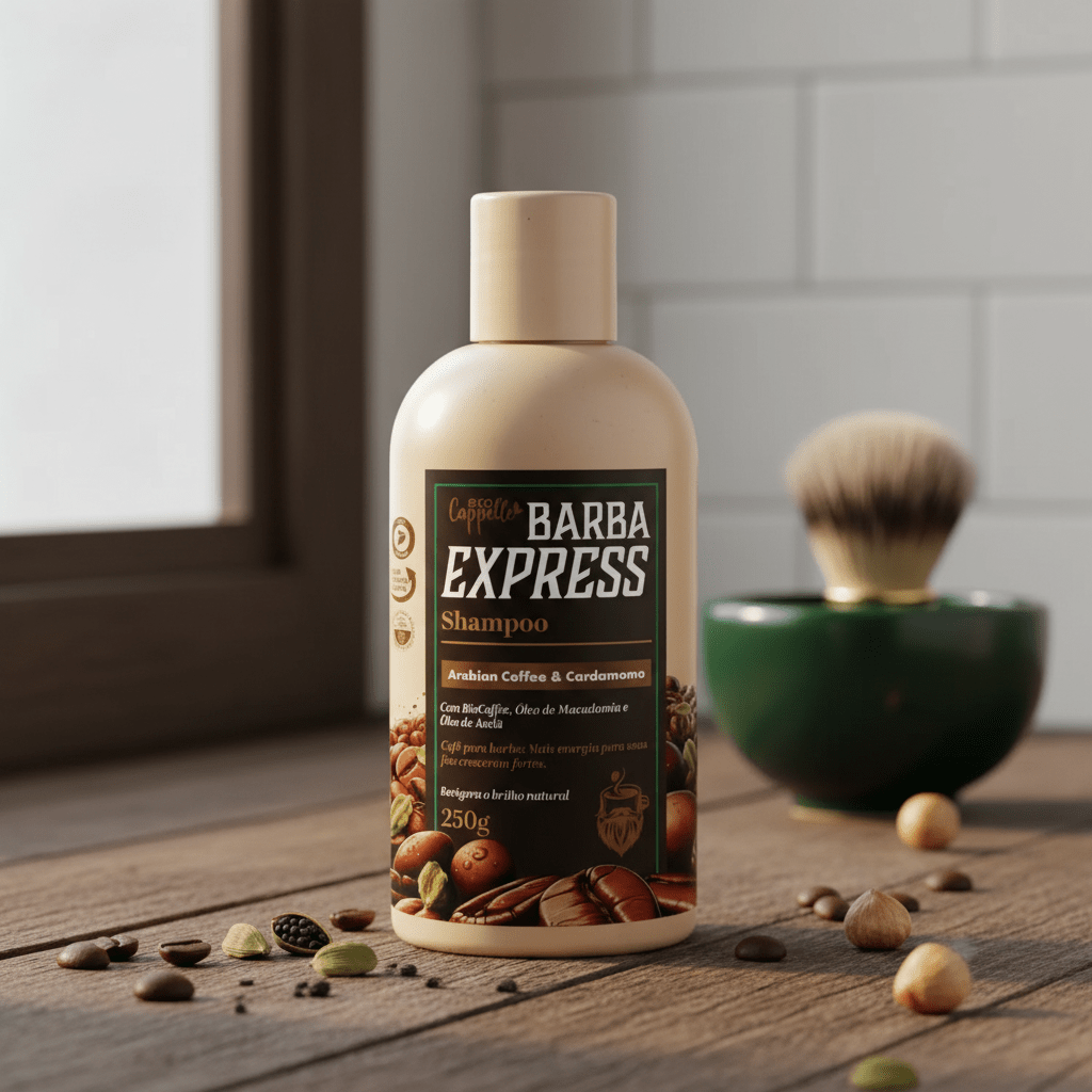 Kit Barba Express - Shampoo + Tônico fortificante - EcoCappelle