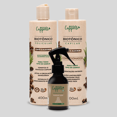 Kit Antiqueda Biotônico Folicular - Shampoo + Condicionador + Tônico Fortificante