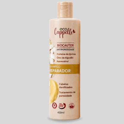 Shampoo Reparador BioCauter Antiporosidade - 400ml - EcoCappelle